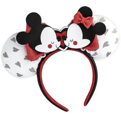 LOUNGEFLY DISNEY HEARTS MINNIE EARS trak za lase