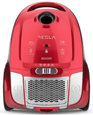 TESLA BG200R 800W / Kapaciteta 2 l / HEPA filter / sesalnik z vrečko rdeč