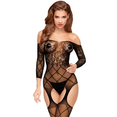BODYSTOCKING Penthouse Topnotch Black-črna-XL