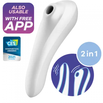 KLITORALNI STIMULATOR Satisfyer Dual Pleasure White