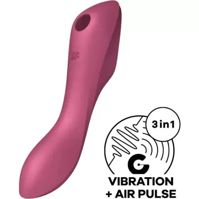 STIMULATOR KLITORISA Satisfyer Curvy Trinity 3 Red