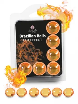 BRAZILSKE KROGLICE Secret Play Hot Effect 6/1