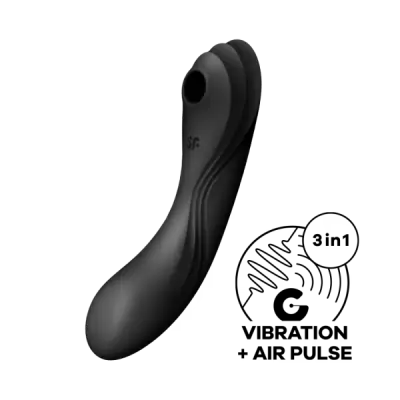 KLITORALNI STIMULATOR Satisfyer Curvy Trinity 4 Black