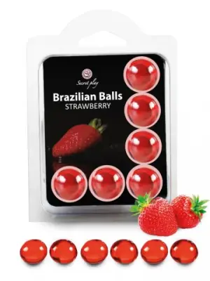 BRAZILSKE KROGLICE Secret Play Strawberry 6/1