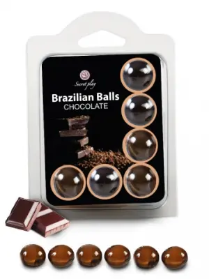 BRAZILSKE KROGLICE Secret Play Chocolate 6/1