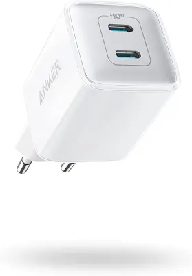 ANKER 521 40W 2x USB-C stenski adapter