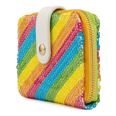 LOUNGEFLY DISNEY SEQUIN RAINBOW denarnica
