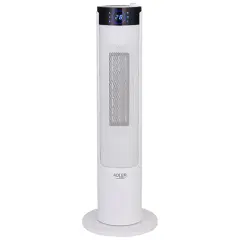 ADLER AD7730 keramični LCD kalorifer z vlažilcem, stolp bel
