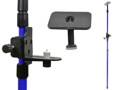 Teleskopski drog in nosilec za laserske nivelirje do 3,2m