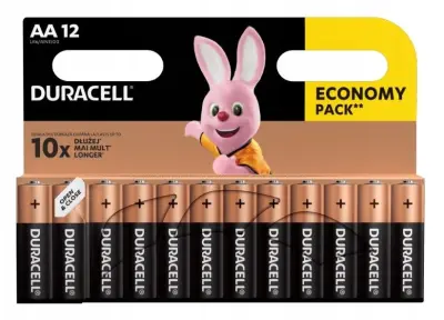 Alkalne baterije Duracell Basic LR6/AA 12 kos