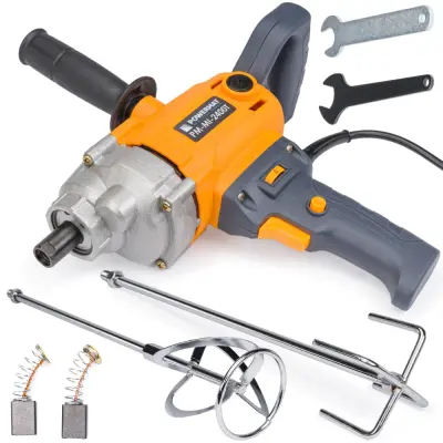 2400W mešalnik barve in lepil + 2x mešalo120mm M14