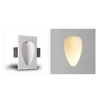 LED vgradna suhomontažna dekorativna svetilka 120x180x55mm 3000K
