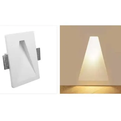 LED vgradna suhomontažna dekorativna svetilka 250x180mm 3000K