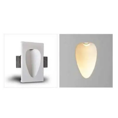 LED vgradna suhomontažna dekorativna svetilka 230x145x55mm 3000K