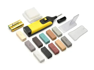 Set trdega voska za popravilo talnih prask na različnih površinah