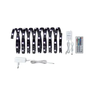 3m Set LED trak RGB IP20 – črn