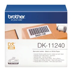 Brother DK11240 Nalepke za označevanje 102x51mm bele, 600 nalepk na roli