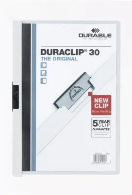 Durable Mapa Duraclip (2200) A4 bela