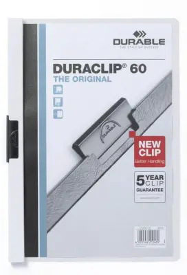 Durable Mapa Duraclip (2209) A4 bela