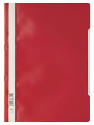 Durable Mapa s sponko (2573) rdeča