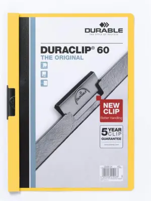 Durable Mapa Duraclip (2209) A4 rumena