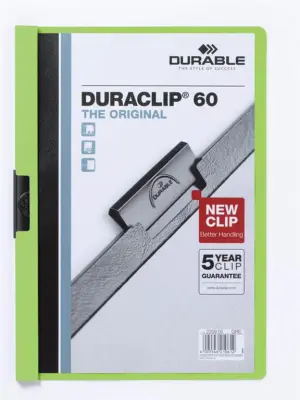 Durable Mapa Duraclip (2209) A4 zelena