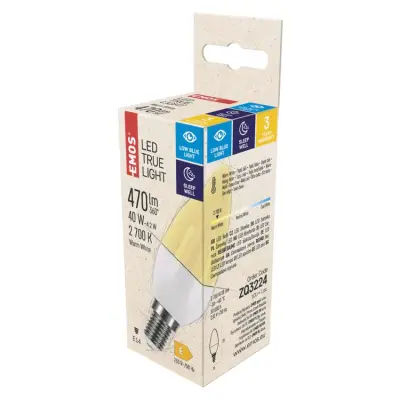 LED žarnica True Light 4,2W E14 WW