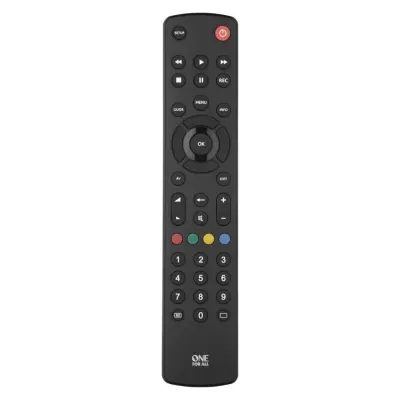 EMOS One For All Contour TV URC 1210 črne barve Daljinski upravljalnik