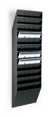 Durable Flexiboxx stenski 12 A4 ležeč črn *****