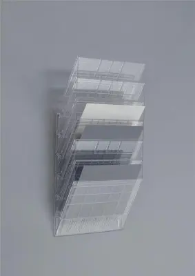 Durable Flexiboxx stenski 6 A4 ležeč prozoren