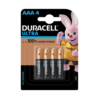 Duracell alkalna baterija AAA Ultra 4 kosi