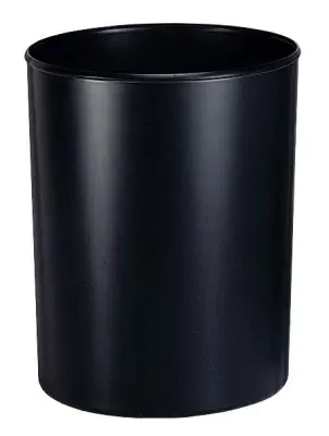 HAN Koš za smeti negorljiv, črn aluminijast vstavek