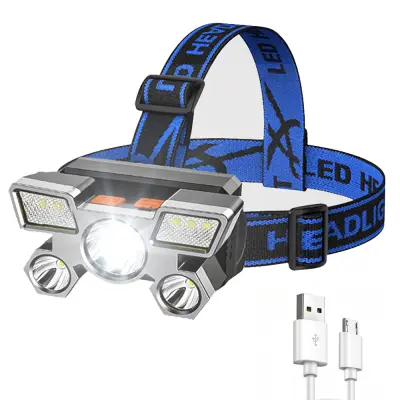 TL-511 Naglavna svetilka 9 XPE LED 800lm 1200mAh