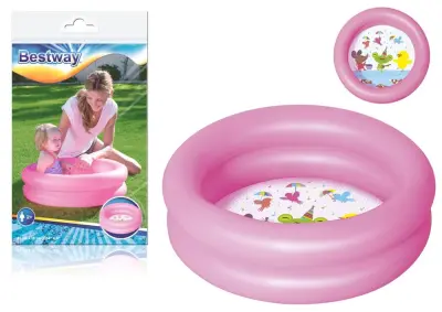 Otroški napihljiv bazen Roza 61x15cm