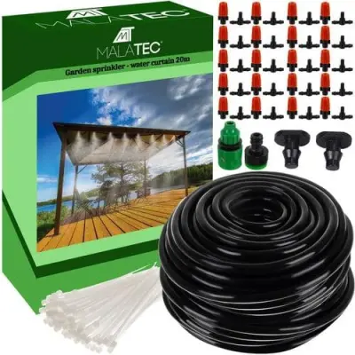 Vrtni škropilnik – vodna meglica zavesa 20m