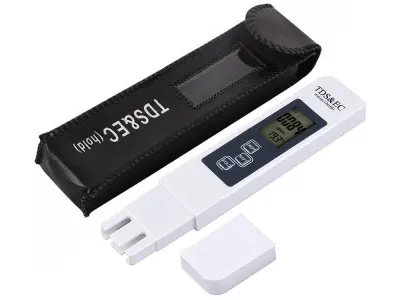 Tester trdote vode in termometer LCD