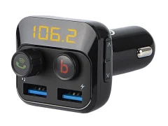 Bluetooth 5.0 avto FM oddajnik MP3 2x USB 3.0 12-24V SD SUPER BASS