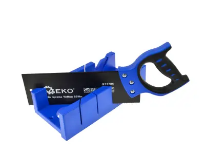 Teflonska žaga z PVC šablono za rezanje kotov 300mm