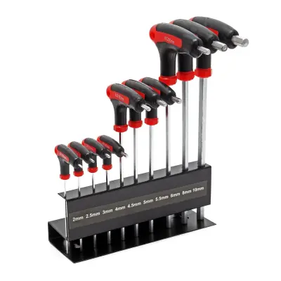 11 Delni set imbus T ključev na stojalu