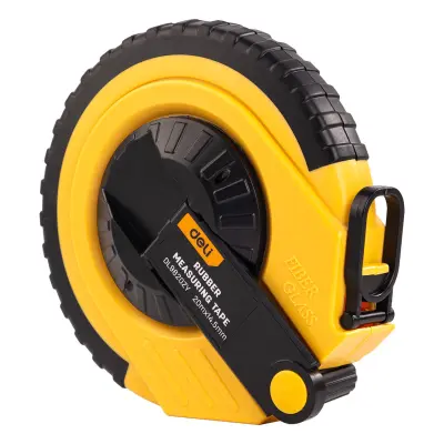 Geodetski meterski trak 15mm x 20m iz steklenih vlaken – obojestranska lestvica