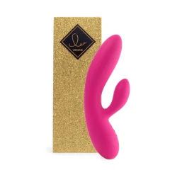 VIBRATOR RABBIT Feelztoys Lea Rubine Red (Glitter)