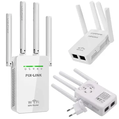 Brezžični 2,4 GHz WIFI repeater router ojačevalnik signala 300Mb/s WPS