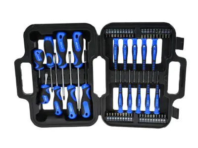Izvijači in nastavki set 58 – v kovčku
