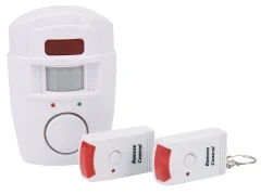 Alarm s senzorjem gibanja PIR + 2x daljinski upravljalec