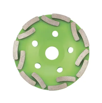 Groba diamantna plošča za brušenje 125mm – dvovrstna