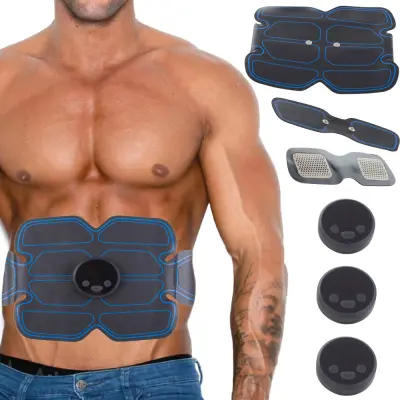 Elektrostimulator pas za trebušne mišice in noge EMS masažer 4
