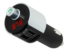 Bluetooth 5.0 avto FM oddajnik 2x USB 12V 2