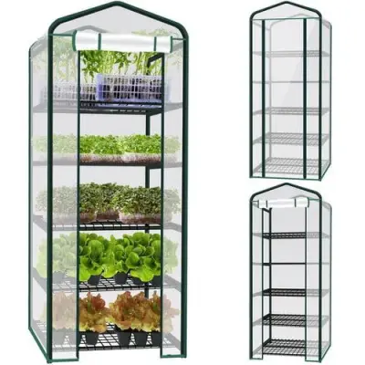 Vrtni rastlinjak 195x70x50cm 5 polic