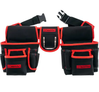 Pas za orodje 20 žepov + obroč za kladivo