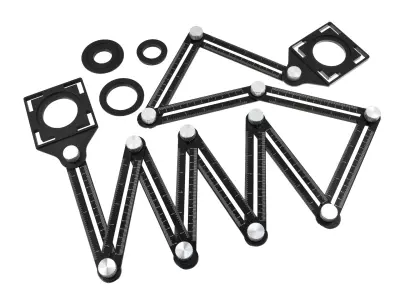 Univerzalni nastavljiv kotnik z nivelacijo za keramiko 12 delni